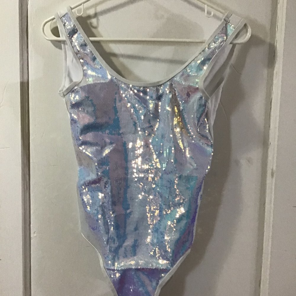 NWT STELLA COVE SEQUINED METALLIC SWIMSUIT. 14